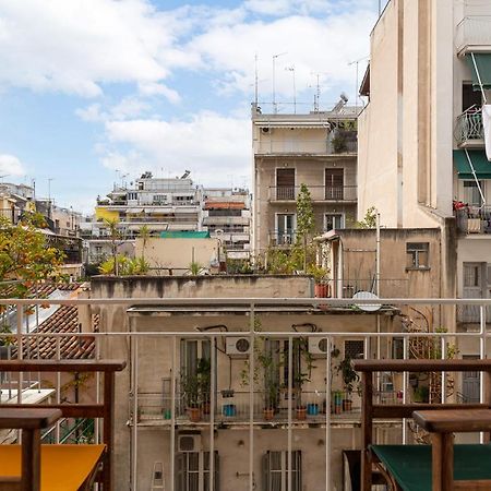 Studio With Sunny Balcony In Exarcheia Atény Exteriér fotografie